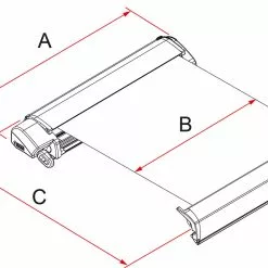 Fiamma F80S Motorhome And Campervan Roof Mounted Awning -Kitchen & Bathroom Equipment Shop 07830 d2 14635.1553701750