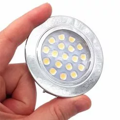 Dimatec Chrome Recessed LED Downlight Default On Memory -Kitchen & Bathroom Equipment Shop 200SMB1.2 18CR 3 58631.1674742994