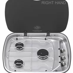 Thetford Spinflo Argent Caravan 3 Burner Hob With Glass Lid -Kitchen & Bathroom Equipment Shop Argent Hob right handed 1 copy 28072.1497000268