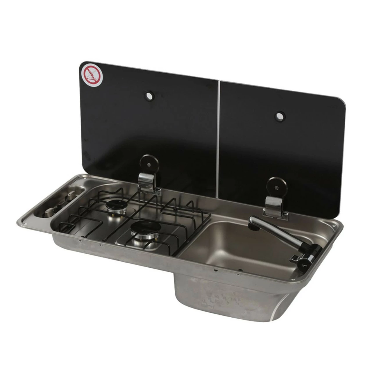 CAN FL1401 FL1402 Sink And Hob Combi Cooker For Campervans & Caravans 4 CAN FL1401 FL1402 Sink And Hob Combi Cooker For Campervans & Caravans - Image 2
