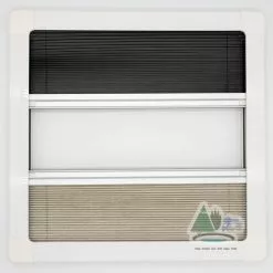 Adventurer Campervan Window With Top Hinge, Blinds & Flyscreen - Flush Acrylic Glass And Frame -Kitchen & Bathroom Equipment Shop DSC03798 48592.1631108308