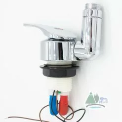 Reich Twist Shower Mixer Tap - Chrome W/ Smooth Fit Connectors -Kitchen & Bathroom Equipment Shop DSC06244 08047.1637685479