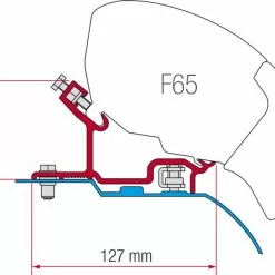 Fiamma F65/F80 Ducato Jumper Boxer H3 L3 & L4 Awning Bracket Kit
