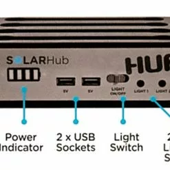 HUBi 2K Power And Lighting System Caravan Solar Hub Kit -Kitchen & Bathroom Equipment Shop HUBI SOCKETS 35147.1422375423