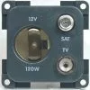 CBE 12 Volt Auto TV & Satellite Socket 1 CBE 12 Volt Auto TV & Satellite Socket -Kitchen & Bathroom Equipment Shop MP12ATVS 17413.1380619898