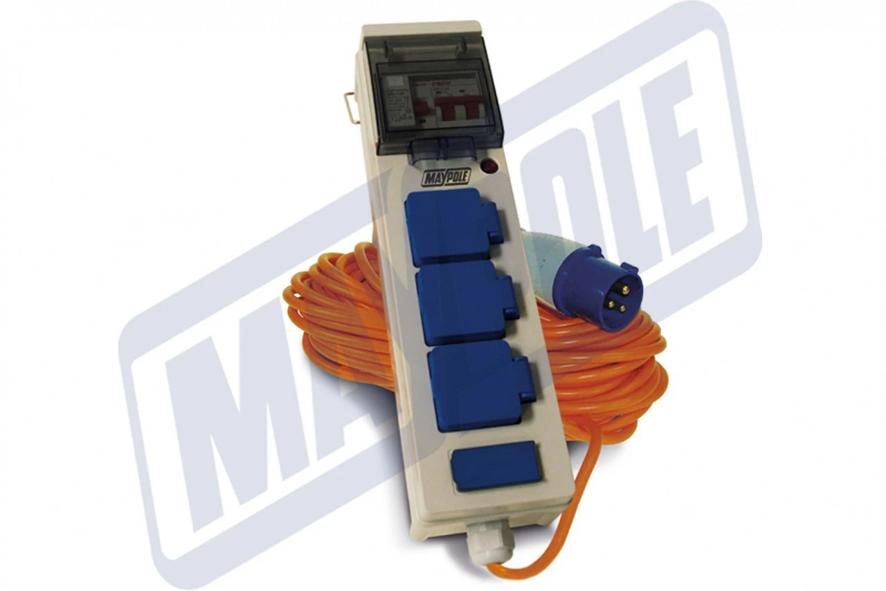 Maypole 5 In 1 Camping Mobile Mains Electricity Hook Up 4 Maypole 5 In 1 Camping Mobile Mains Electricity Hook Up - Image 2