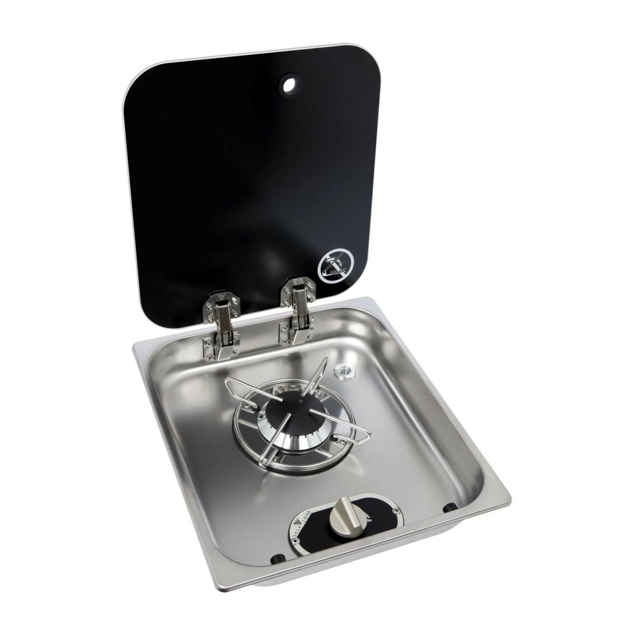 Navy Load Single Burner Hob With Glass Lid NL.21001 3 Navy Load Single Burner Hob With Glass Lid NL.21001