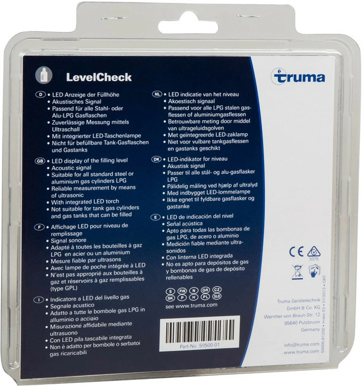 Truma LPG Bottled Gas Level Checker - 50501-01 4 Truma LPG Bottled Gas Level Checker - 50501-01 - Image 2