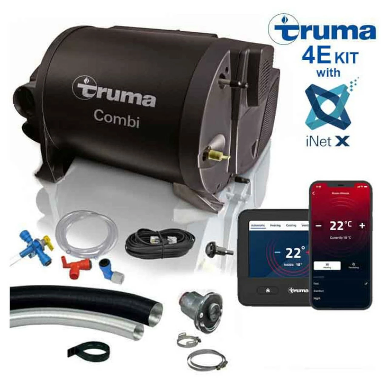 Truma Combi 4E Boiler And Space Heater Complete Kit With INetX Control Panel 3 Truma Combi 4E Boiler And Space Heater Complete Kit With INetX Control Panel