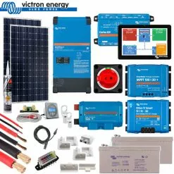 Victron Energy Victron 350 Watt Solar Panel Kit With MPPT Controller, MultiPlus II And Cerbo GX