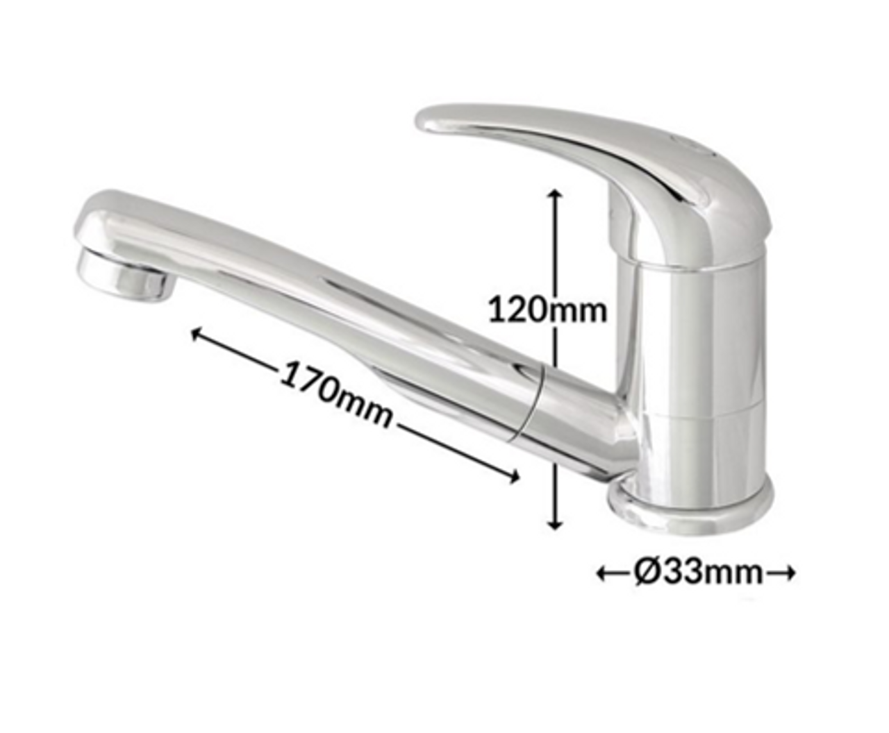 Comet Roma Mixer Tap For Caravan Motorhome Campervan 5 Comet Roma Mixer Tap For Caravan Motorhome Campervan - Image 3