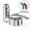Reich Twist Shower Mixer Tap - Chrome W/ Smooth Fit Connectors 2 Reich Twist Shower Mixer Tap - Chrome W/ Smooth Fit Connectors -Kitchen & Bathroom Equipment Shop f243 79793.1664287411