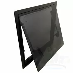 Adventurer Campervan Window With Top Hinge, Blinds & Flyscreen - Flush Acrylic Glass And Frame -Kitchen & Bathroom Equipment Shop fsh 3 08597.1673528264