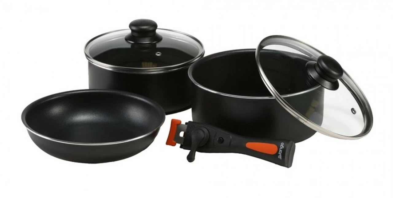 Vango Gourmet Camping Cook Pan Set 4 Vango Gourmet Camping Cook Pan Set - Image 2