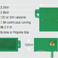 Propex HS2800 Blown Air Heater 2.8kW -Kitchen & Bathroom Equipment Shop hs2800 single kit 63899.1382100551