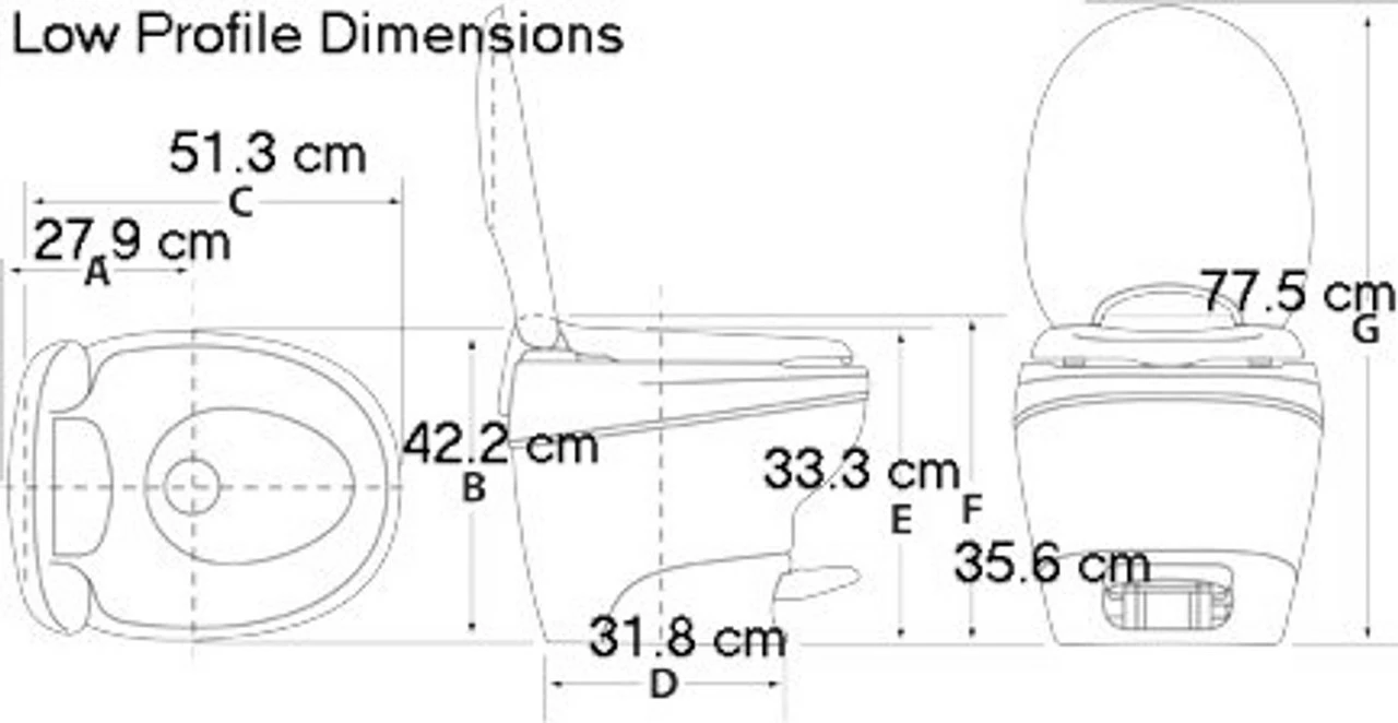 Thetford Aqua Magic Bravura Fixed Toilet 5 Thetford Aqua Magic Bravura Fixed Toilet - Image 3