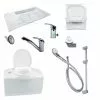 JLS Shower And Bathroom Kit - C403 Toilet, Shower, Sink And Tray Kit For Campervan Conversions