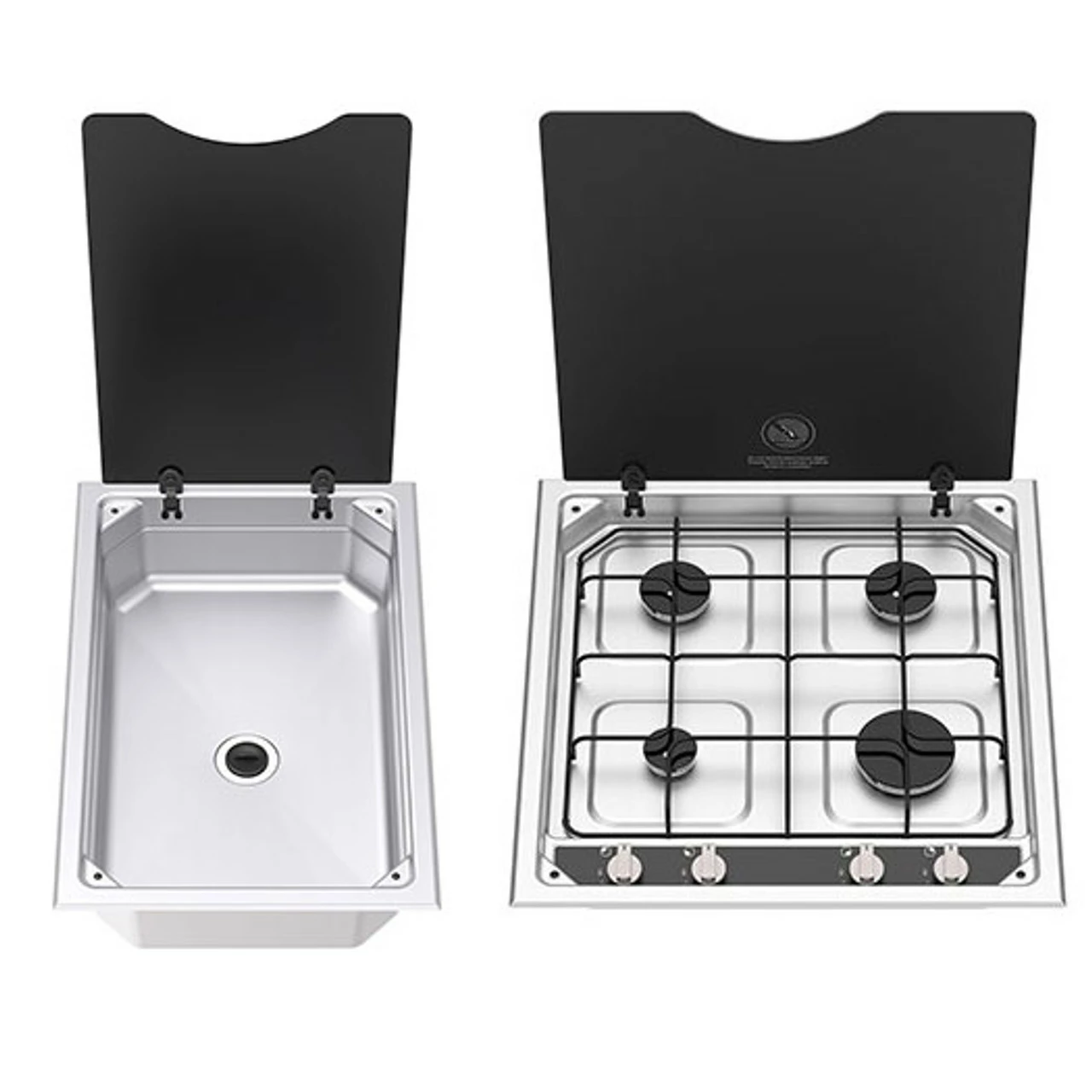 Thetford Linear Bowl And Hob Campervan & Motorhome Sink & Cooker Combo 3 Thetford Linear Bowl And Hob Campervan & Motorhome Sink & Cooker Combo