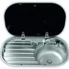 Dometic-Smev VA8306R Caravan Motorhome Sink With Glass Lid -Kitchen & Bathroom Equipment Shop va8306r 38917.1533910396