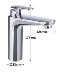 Reich Vector E Campervan Caravan Mixer Tap Chrome Finish -Kitchen & Bathroom Equipment Shop vector E 89688.1675850289